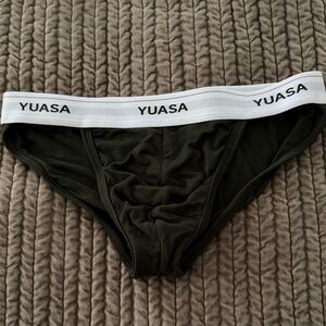 Yuasa dark green Briefs NWOT